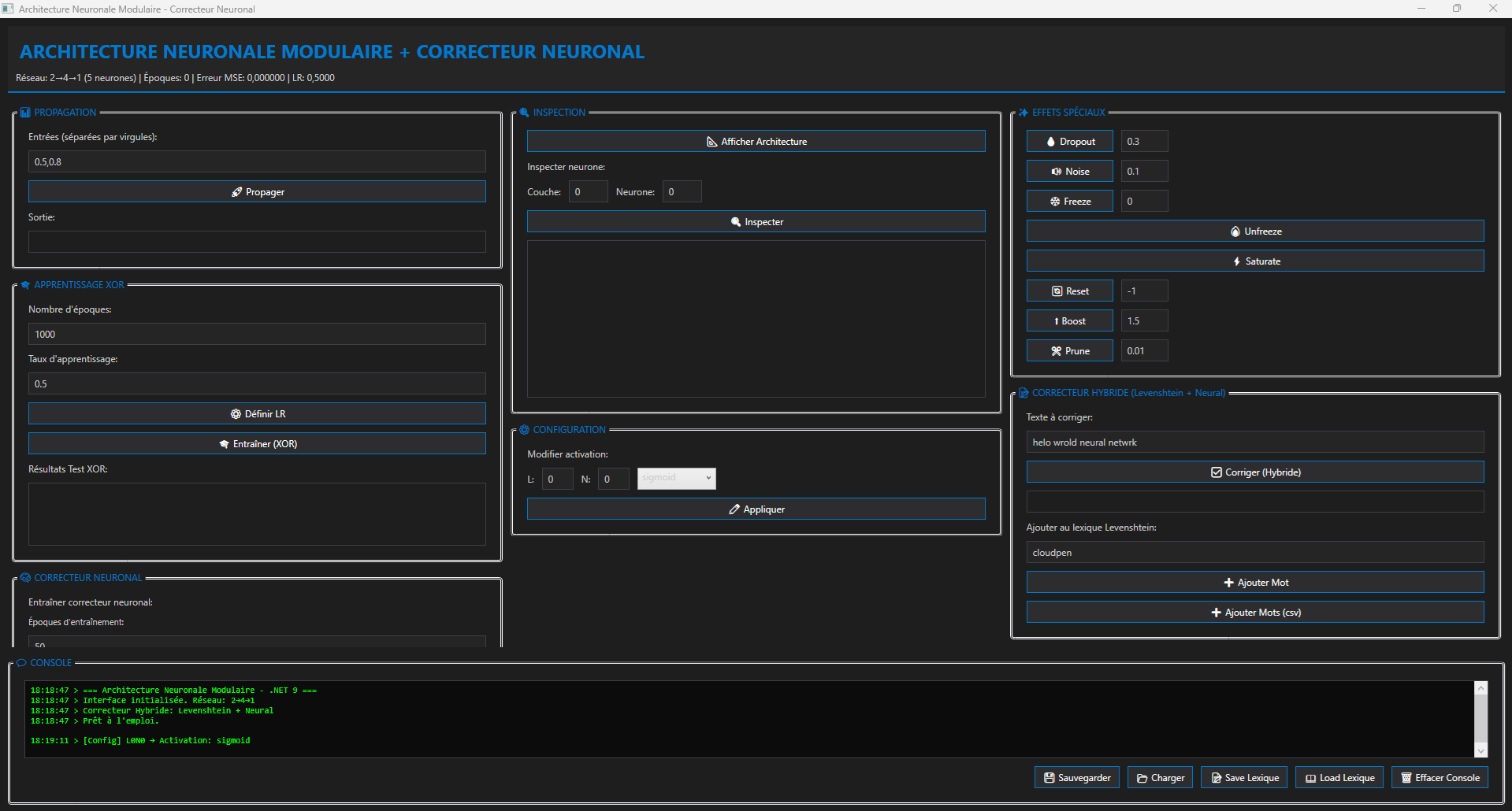 Neural Architecture Complête